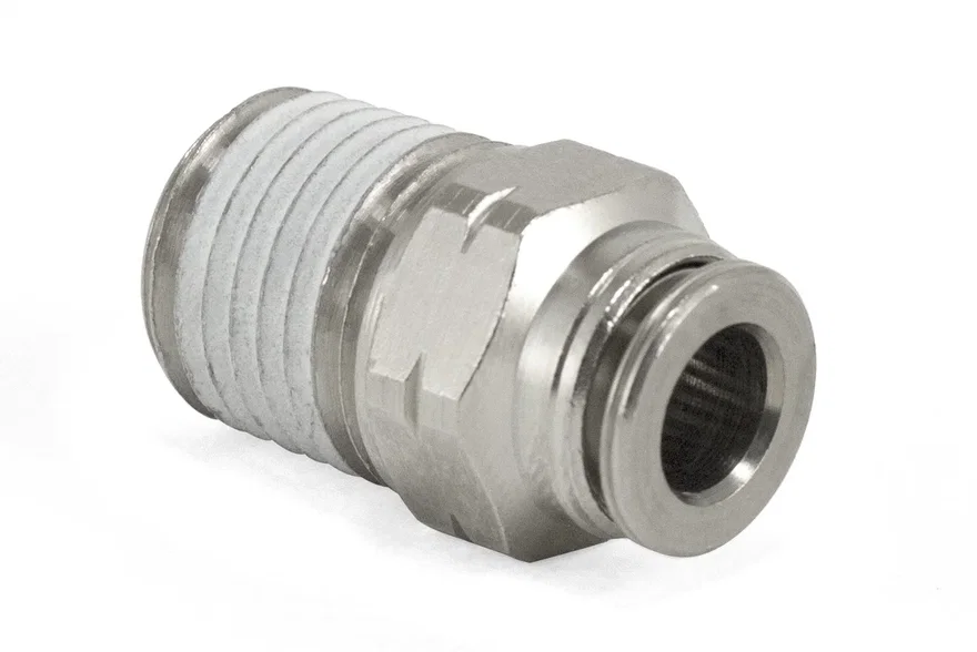 Air Lift 21807, Straight - Male 1/4" NPT x 1/4 " Tube