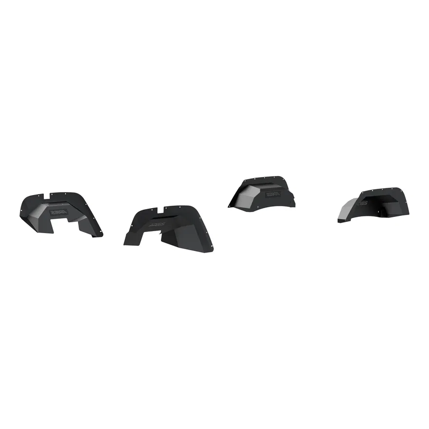 ARIES 2500450, Jeep Wrangler JK Aluminum Front and Rear Inner Fender Liners