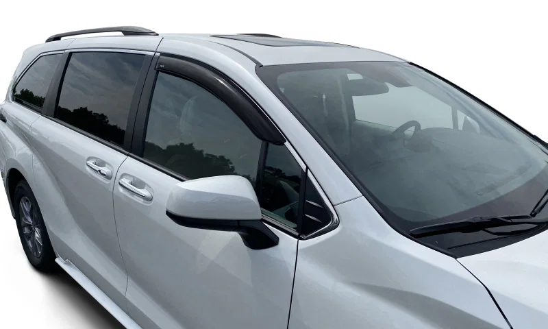 AVS 92707, Ventvisor Outside Mount Window Deflectors 2pc Smoke for 2021-2026 Toyota Sienna LE
