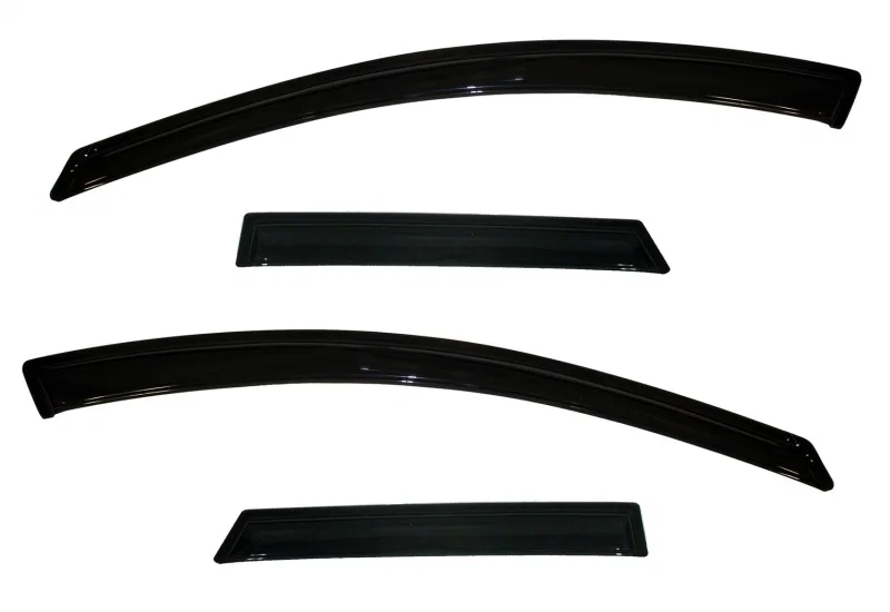 AVS 94325, (5 Door Sport) Ventvisor Outside Mount Window Deflectors 4pc Smoke for 2010-2013 Mazda 3