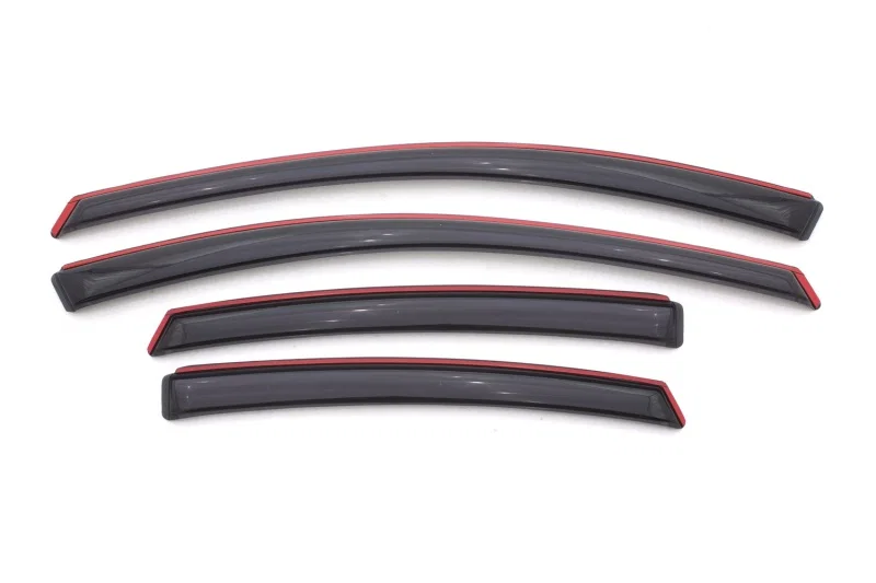 AVS 194529, Ventvisor In-Channel Front Rear Window Deflectors 4pc Smoke for 2013-2016 Dodge Dart
