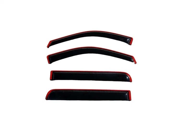 AVS 194443, Ventvisor In-Channel Front Rear Window Deflectors 4pc Smoke for 2004-2008 Ford F-150 and Lincoln Mark LT