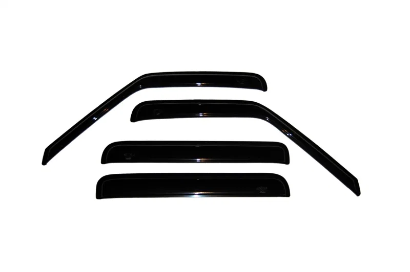 AVS 94755, Crew Cab Ventvisor Outside Mount Window Deflectors 4pc Smoke for 2001-2004 Chevrolet S10 and GMC Sonoma