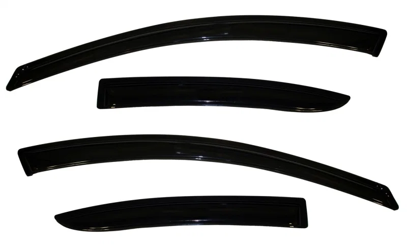 AVS 94257, Ventvisor Outside Mount Window Deflectors 4pc Smoke for 2010-2013 Mazda 3