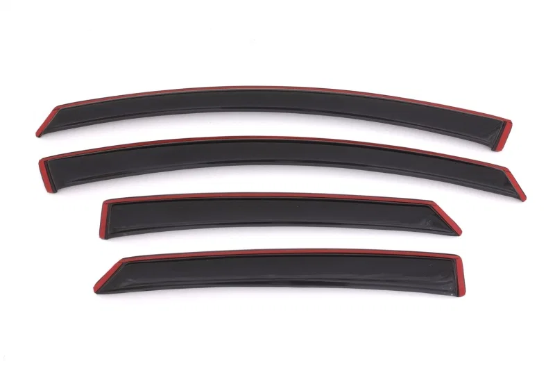 AVS 194714, Ventvisor In-Channel Front Rear Window Deflectors 4pc Smoke for 2013-2020 Ford Fusion