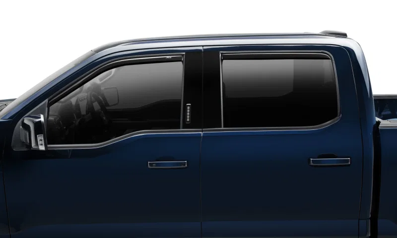 AVS 194975, Supercrew Ventvisor In-Channel Front Rear Window Deflectors 4pc Smoke for Ford