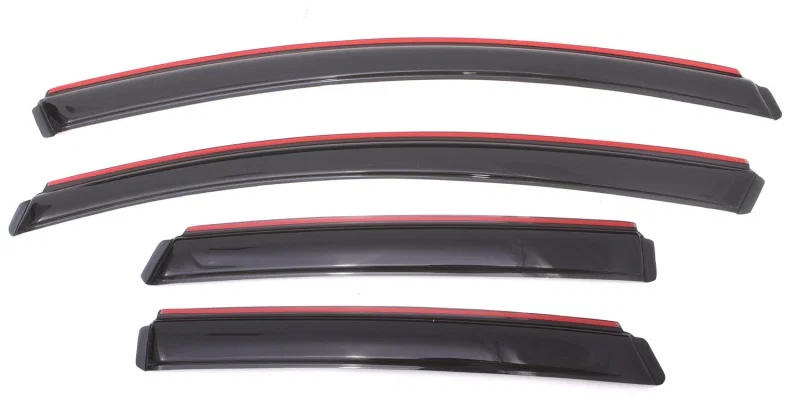 AVS 194389, Ventvisor In-Channel Front Rear Window Deflectors 4pc Smoke for 2012-2017 Buick Verano