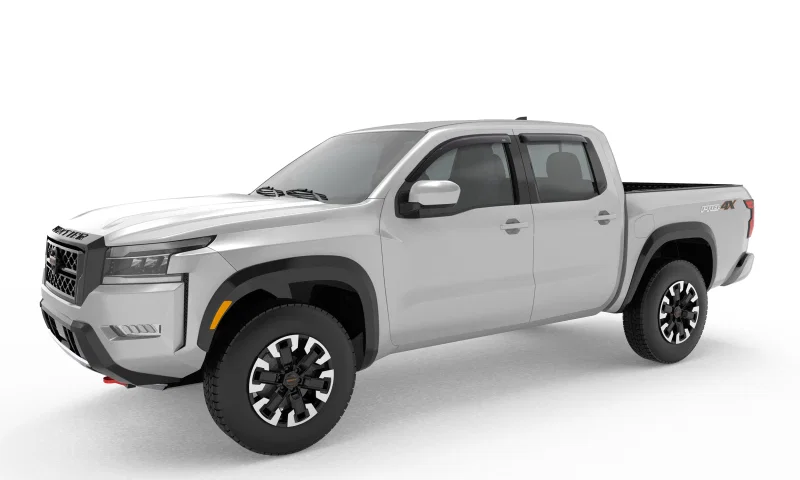 AVS 94788, (Crewcab Pickup) Ventvisor Outside Mount Window Deflectors 4pc Smoke for 2022-2026 Nissan Frontier