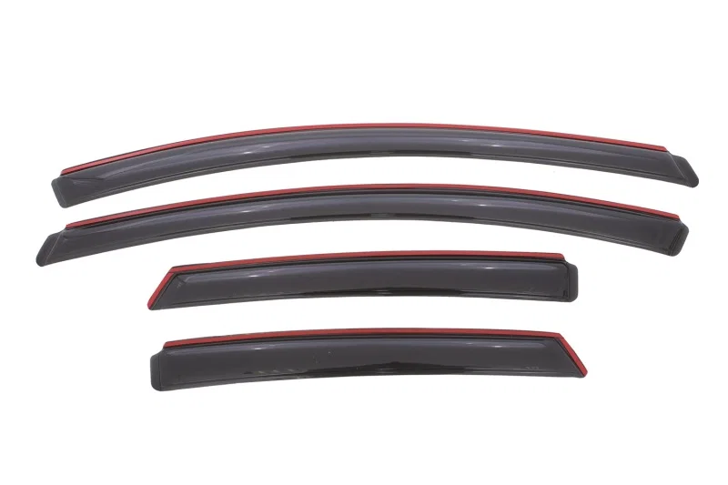 AVS 194373, Ventvisor In-Channel Front Rear Window Deflectors 4pc Smoke for 2012-2018 Ford Focus