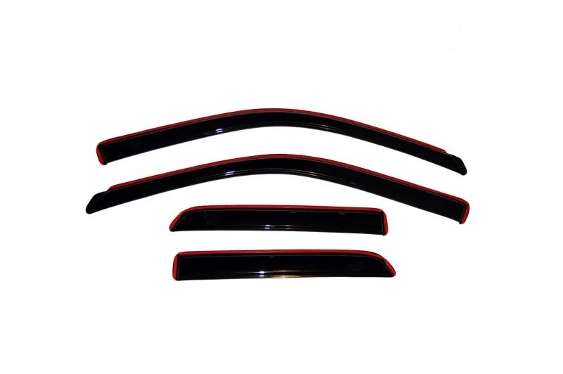 AVS 194101, Cab Ventvisor In-Channel Front Rear Window Deflectors 4pc Smoke for Ram and Dodge