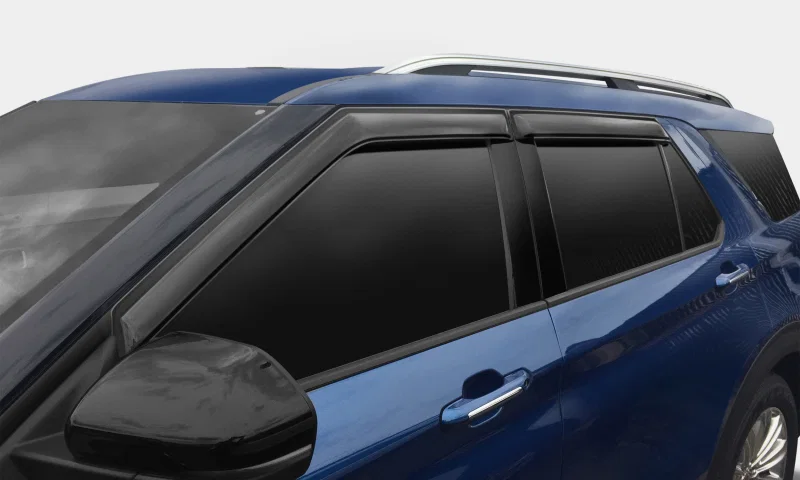 AVS 94824, Ventvisor Outside Mount Window Deflectors 4pc Smoke for 2019-2025 Hyundai Santa Fe