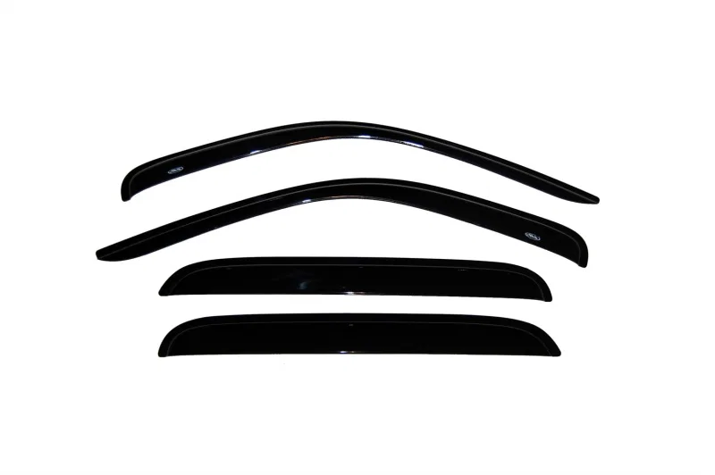AVS 94853, Crew Cab Ventvisor Outside Mount Window Deflectors 4pc Smoke for 2000-2004 Dodge Dakota