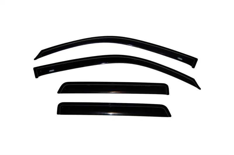 AVS 94733, Ventvisor Outside Mount Window Deflectors 4pc Smoke for 2002-2009 Chevrolet Trailblazer