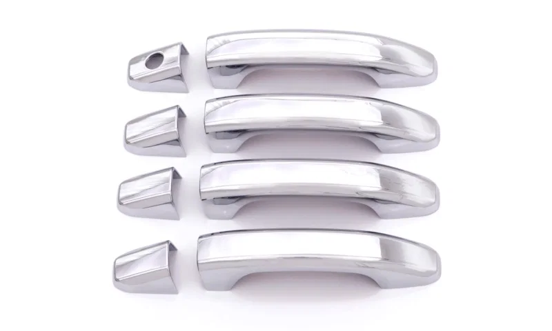 AVS 685413, Door Handle Covers (4 Door) 8pc Set Chrome for Chevrolet and GMC