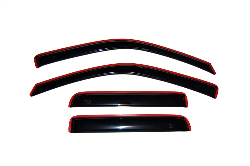 AVS 194133, Crew Cab Ventvisor In-Channel Front Rear Window Deflectors 4pc Smoke for 2004-2012 Chevrolet Colorado and GMC Canyon