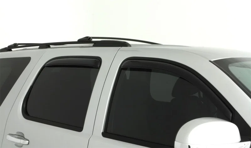 AVS 194514, Ventvisor In-Channel Front Rear Window Deflectors 4pc Smoke for 2007-2014 Chevrolet Tahoe and GMC Yukon