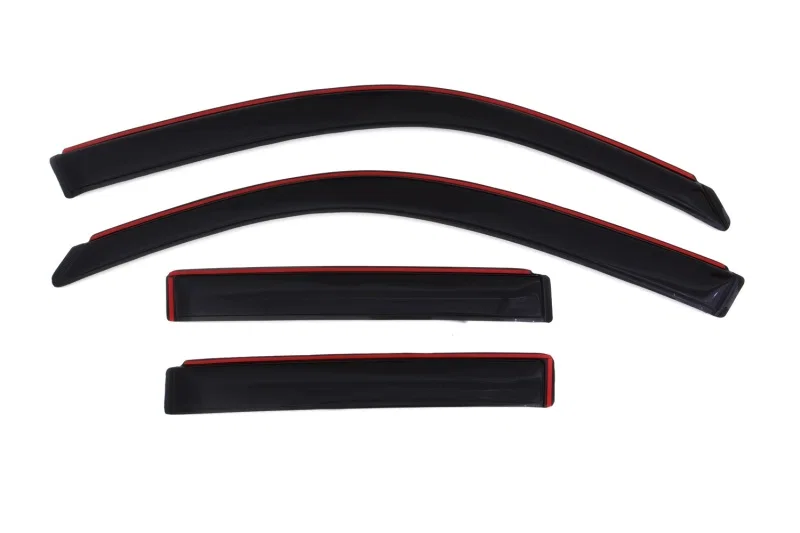 AVS 194924, Ventvisor In-Channel Front Rear Window Deflectors 4pc Smoke for 2003-2009 Toyota 4Runner