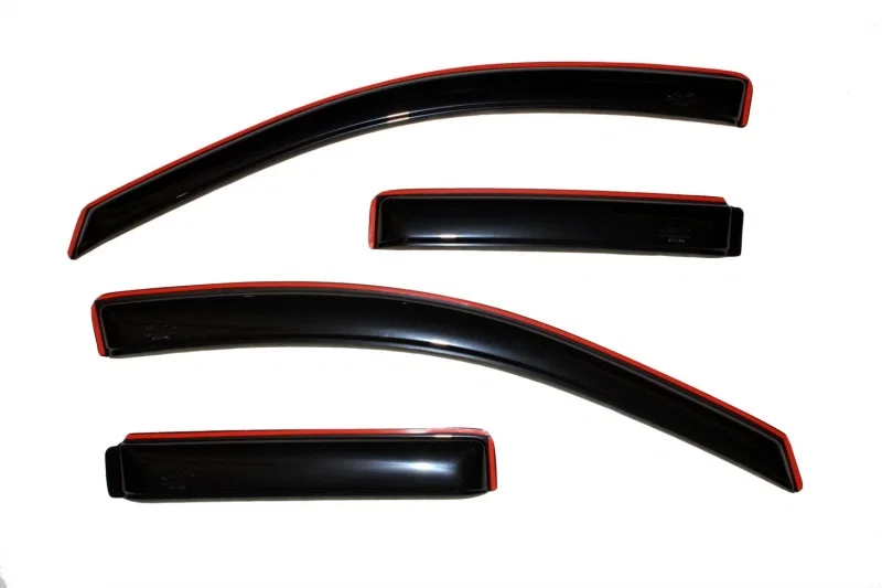 AVS 194330, Ventvisor In-Channel Front Rear Window Deflectors 4pc Smoke for 2007-2010 Jeep Compass