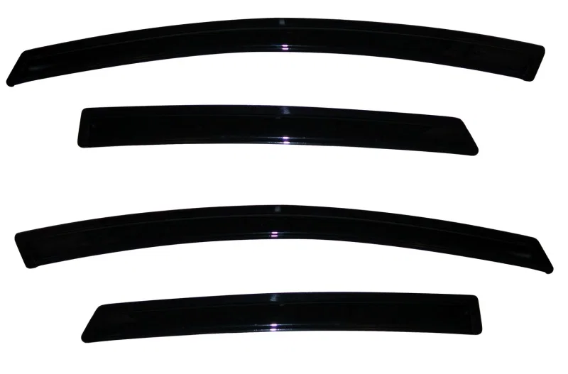 AVS 94547, (Sedan Hatch) Ventvisor Outside Mount Window Deflectors 4pc Smoke for 2011-2019 Ford Fiesta