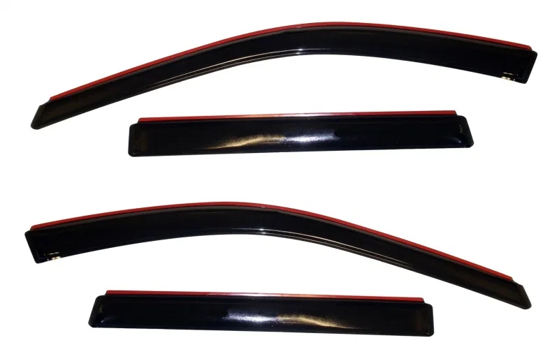 AVS 194252, (Not L Model) Ventvisor In-Chnl FRT RR Window Deflectors 4pc Smoke for 2011-2021 Jeep Grand Cherokee