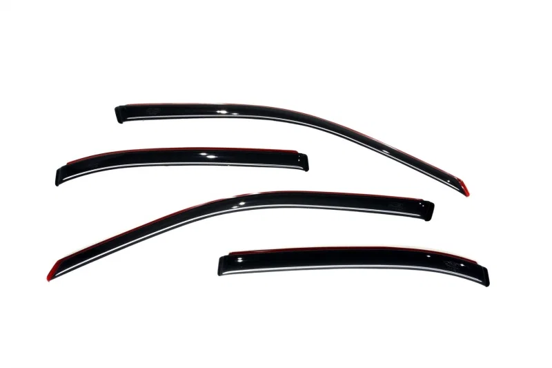 AVS 194213, Ventvisor In-Channel Front Rear Window Deflectors 4pc Smoke for 2001-2005 Honda Civic