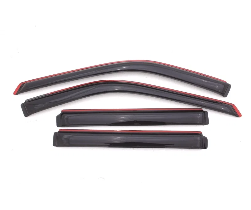 AVS 194293, Ventvisor In-Channel Front Rear Window Deflectors 4pc Smoke for 2011-2019 Ford Explorer