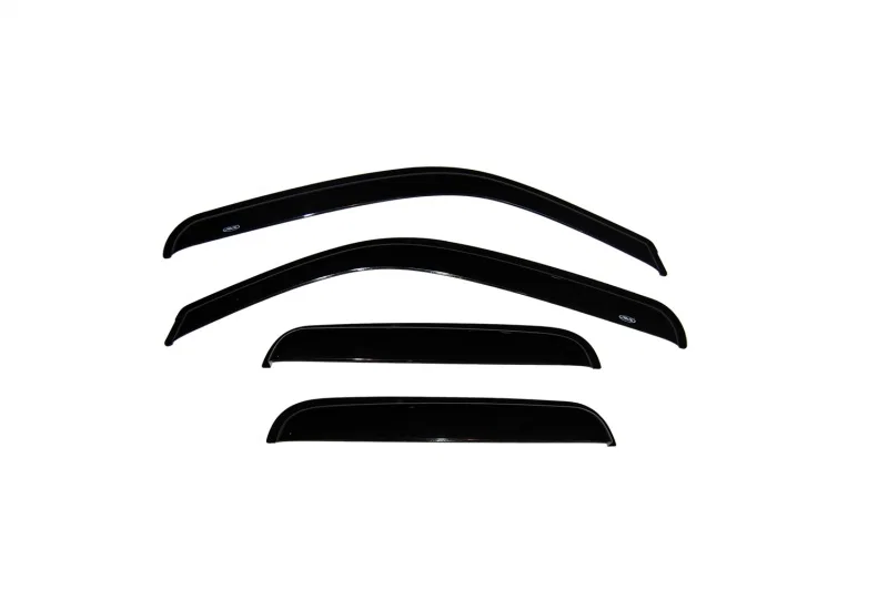 AVS 94044, Ext. Cab Ventvisor Outside Mount Window Deflectors 4pc Smoke for Chevrolet and GMC