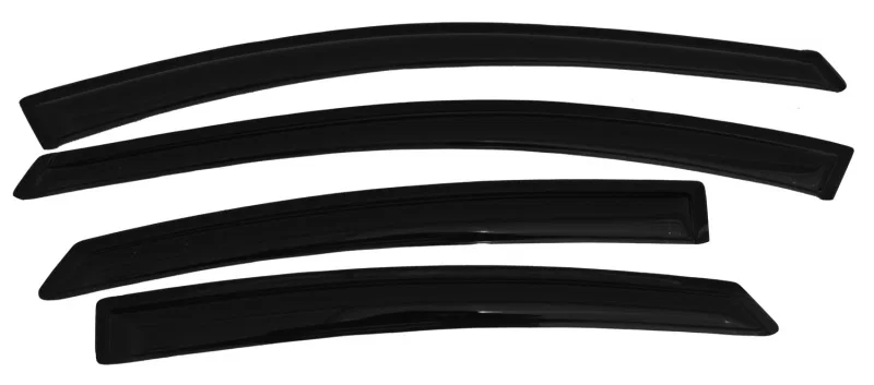 AVS 94615, (Excl. GT) Ventvisor Outside Mount Window Deflectors 4pc Smoke for 2011-2016 Hyundai Elantra