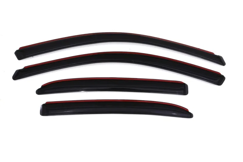 AVS 194943, Ventvisor In-Channel Front Rear Window Deflectors 4pc Smoke for 2003-2007 Honda Accord