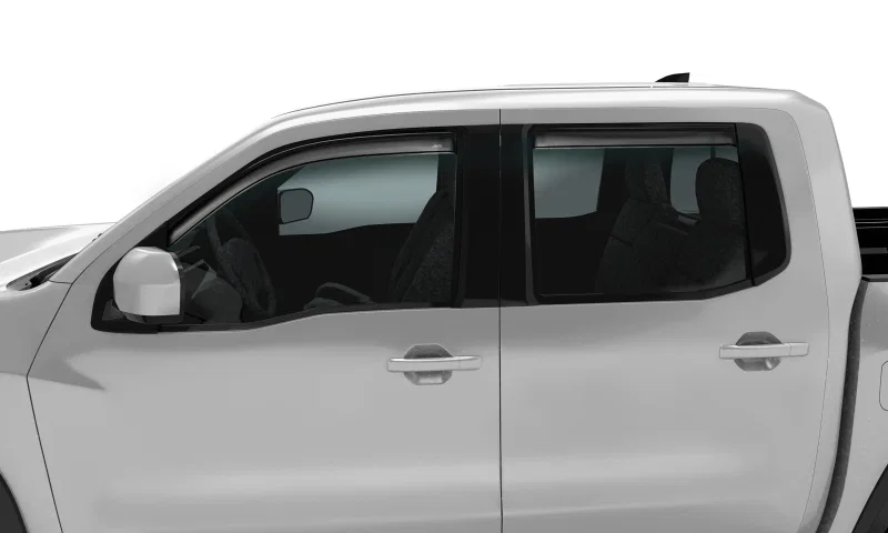 AVS 194788, Crew Cab Ventvisor In-Channel Window Deflectors 4pc Smoke for 2022-2026 Nissan Frontier