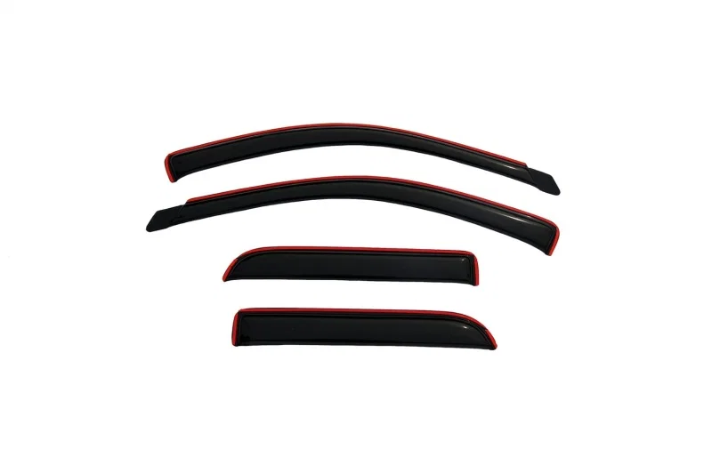 AVS 194623, Cab Ventvisor In-Channel Front Rear Window Deflectors 4pc Smoke for Dodge