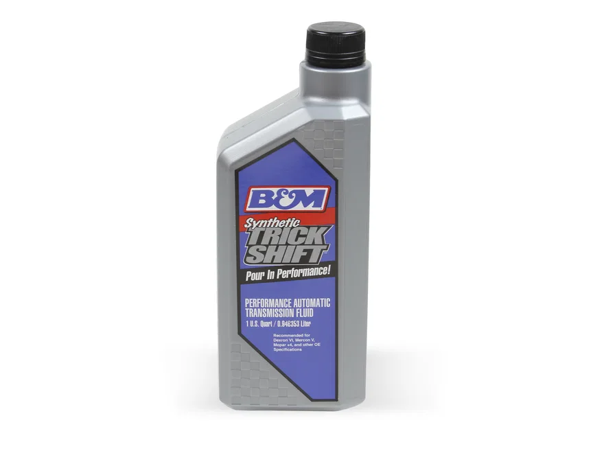 B&M 80262, Synthetic Trick Shift Automatic Transmission Fluid - 1 Quart Bottle