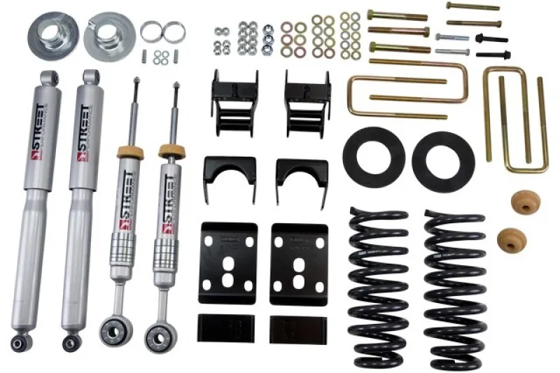 Belltech 981SP, Lowering Kit 09-13 Ford F150 Ext Cab Short Bed 2WD 2in or 3in F/4in Rear w/ Shocks