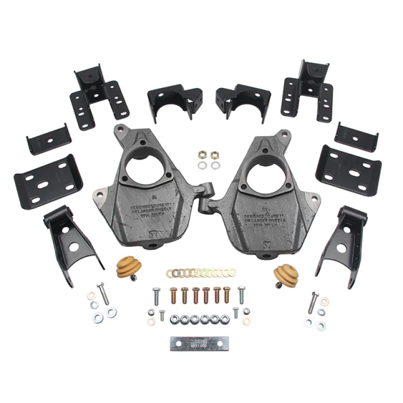 Belltech 1012, LOWERING KIT 16.5-17 Chevy Silverado Standard Cab 2WD 3-4F / 5-6R