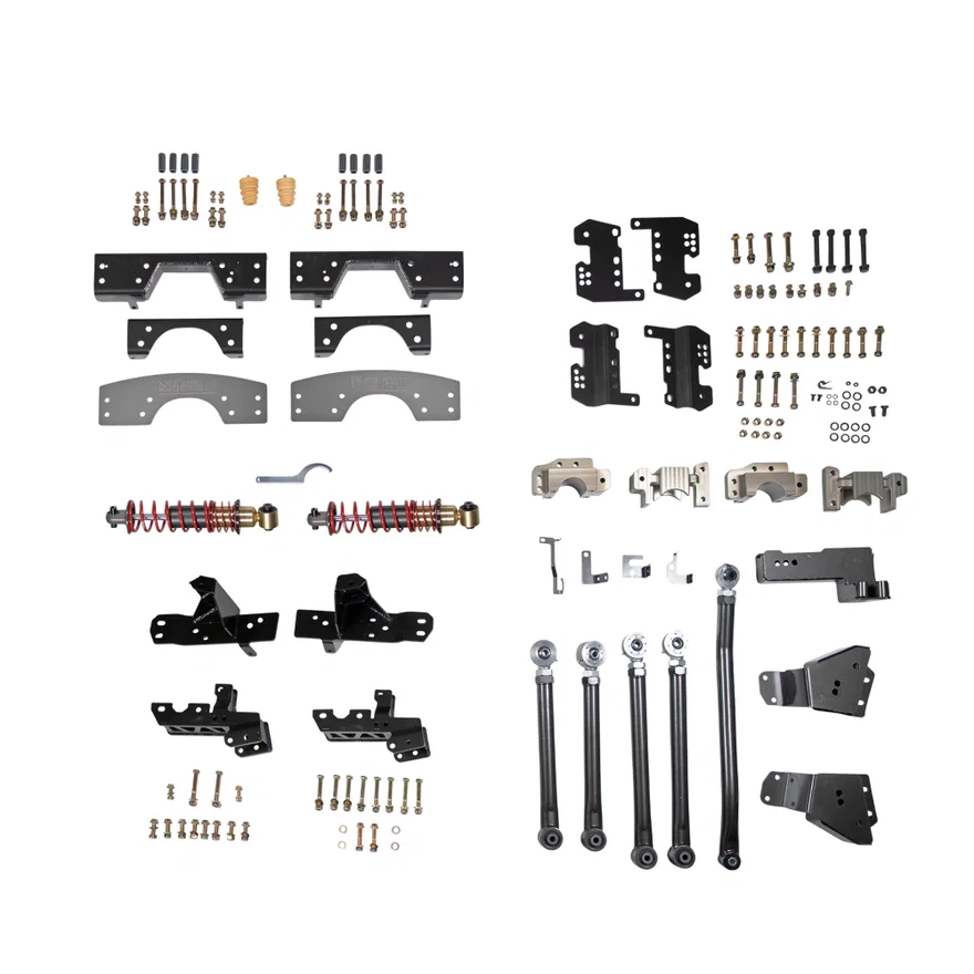 Belltech 350R01, REAR 4-LINK KIT W/ COILOVERS & C-NOTCH