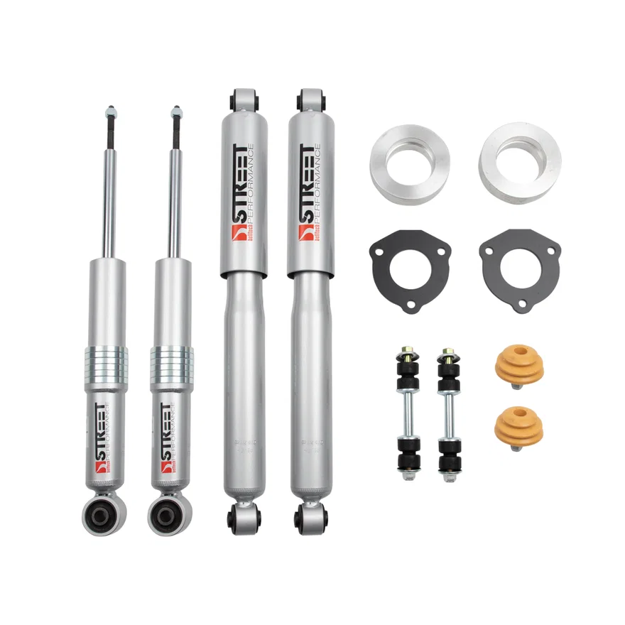 Belltech 1022SP, 2.5 INCH LEVELING KIT | STRUT SPACERS W/ TRAIL PERFORMANCE STRUTS/SHOCKS