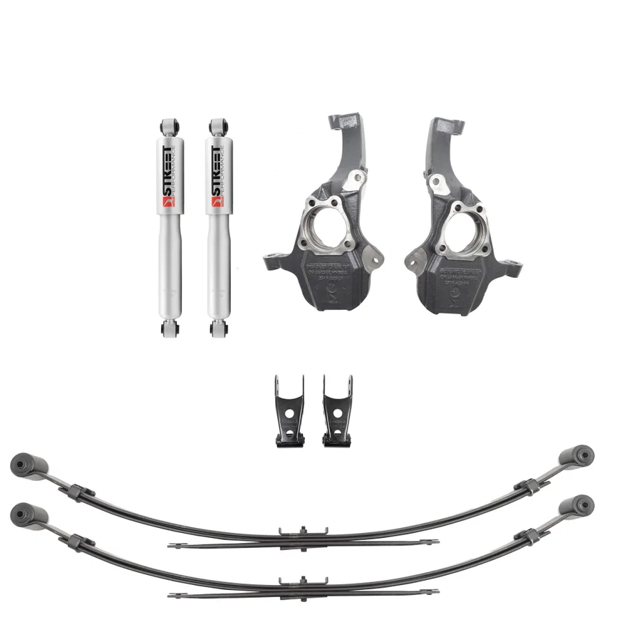Belltech 350345, LOWERING KIT W/ REAR STREET PERFORMANCE SHOCKS