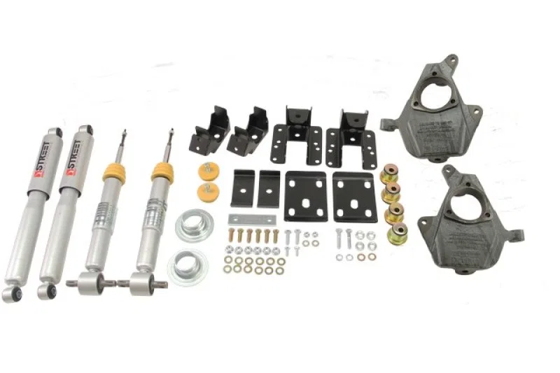 Belltech 992SP, LOWERING KIT 14 Chev/GM Silverado/Sierra All Cabs 2WD 3in to 4in Front/7in Rear with Shocks