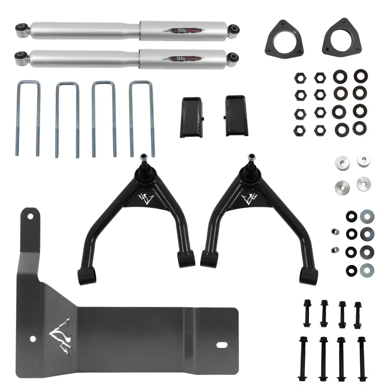 Belltech 150200BK, 16-18 Chevrolet Silverado / GMC Sierra 1500 4WD 4in Suspension Lift Kit w/ Shocks