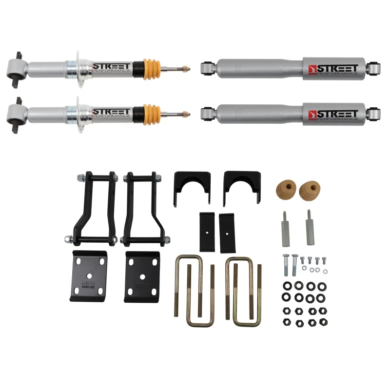 Belltech 1044SP, LOWERING Kit 2019+ Ford Ranger 2WD 2in Front/4in Rear