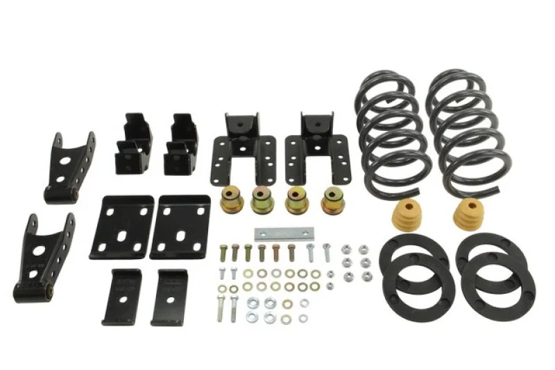 Belltech 987, LOWERING KIT 2014 Silverado/Sierra Std Cab 2WD 1in or 2in Front/4in Rear w/o Shocks