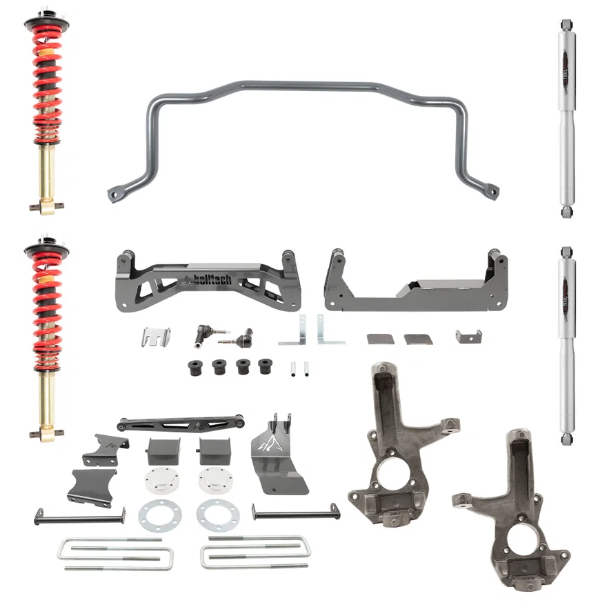 Belltech 150203HK, 7-9 INCH LIFT KIT | FRONT AND REAR TRAIL PERFORMANCE COILOVERS/SHOCKS