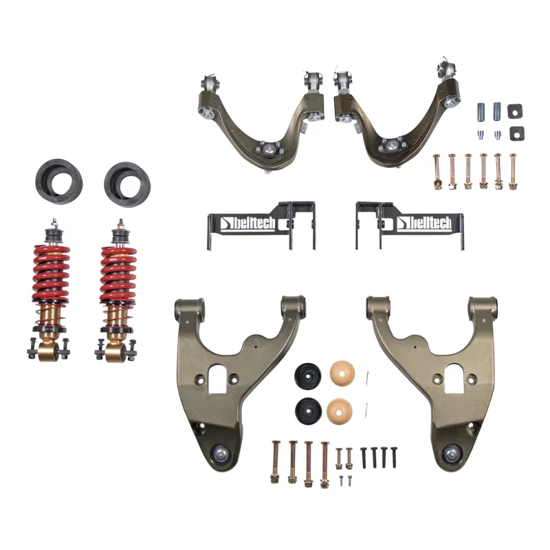 Belltech 350F02, 88-98 Chevrolet C1500 Front Coilover Conversion Kit (Excl. Spindle & Swaybar)