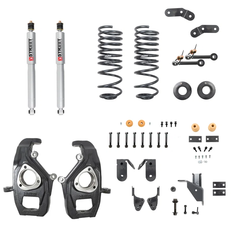 Belltech 1060SP, LOWERING KIT 2019+ Ram 1500 2WD/4WD -2in F / 3-4in R