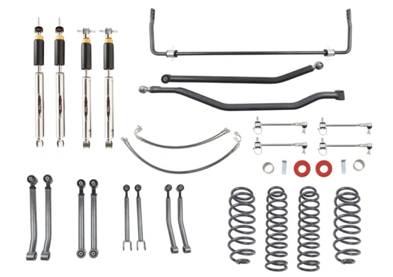 Belltech 153201HKP, 07-17 Wrangler Rubicon Unlimited JK 4dr 4in. Lift Lift Kit