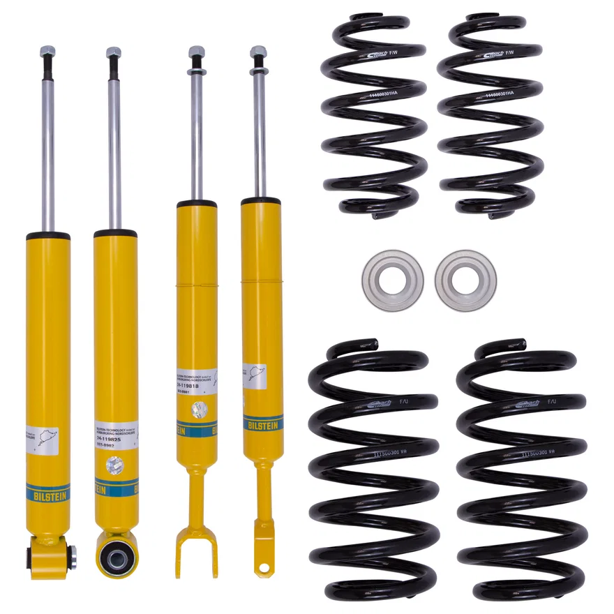Bilstein 46-188465, B12 (Pro-Kit) Front and Rear Suspension Kit for Audi A4