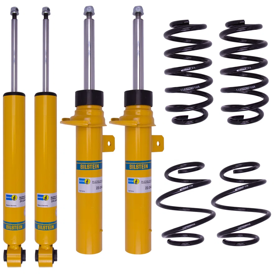 Bilstein 46-254665, B12 (Pro-Kit) Front and Rear Suspension Kit for Mini Cooper