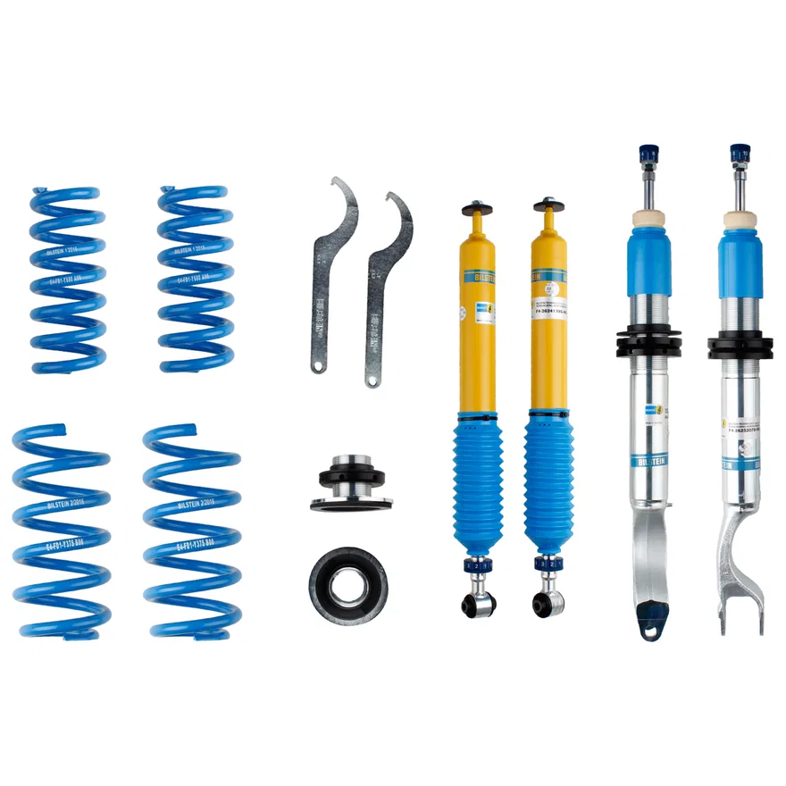 Bilstein 48-252096, B16 (PSS10) Front and Rear Suspension Kit for Mercedes-Benz