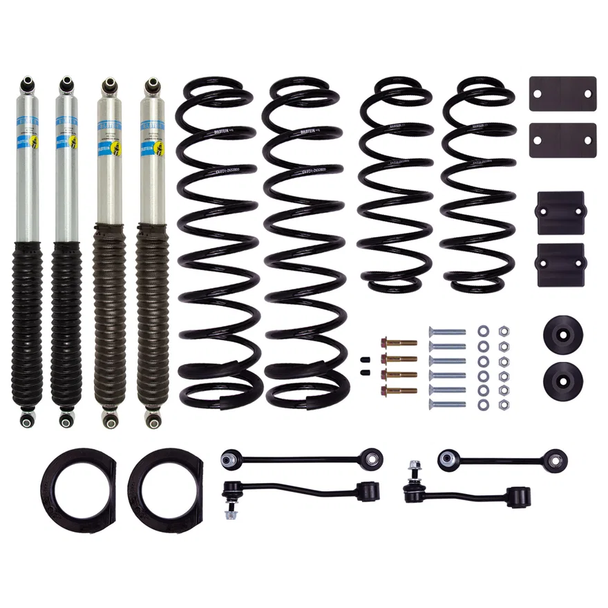 Bilstein 53-291431, B8 5100 Lift Kit Front and Rear Suspension Lift Kit for Jeep Wrangler