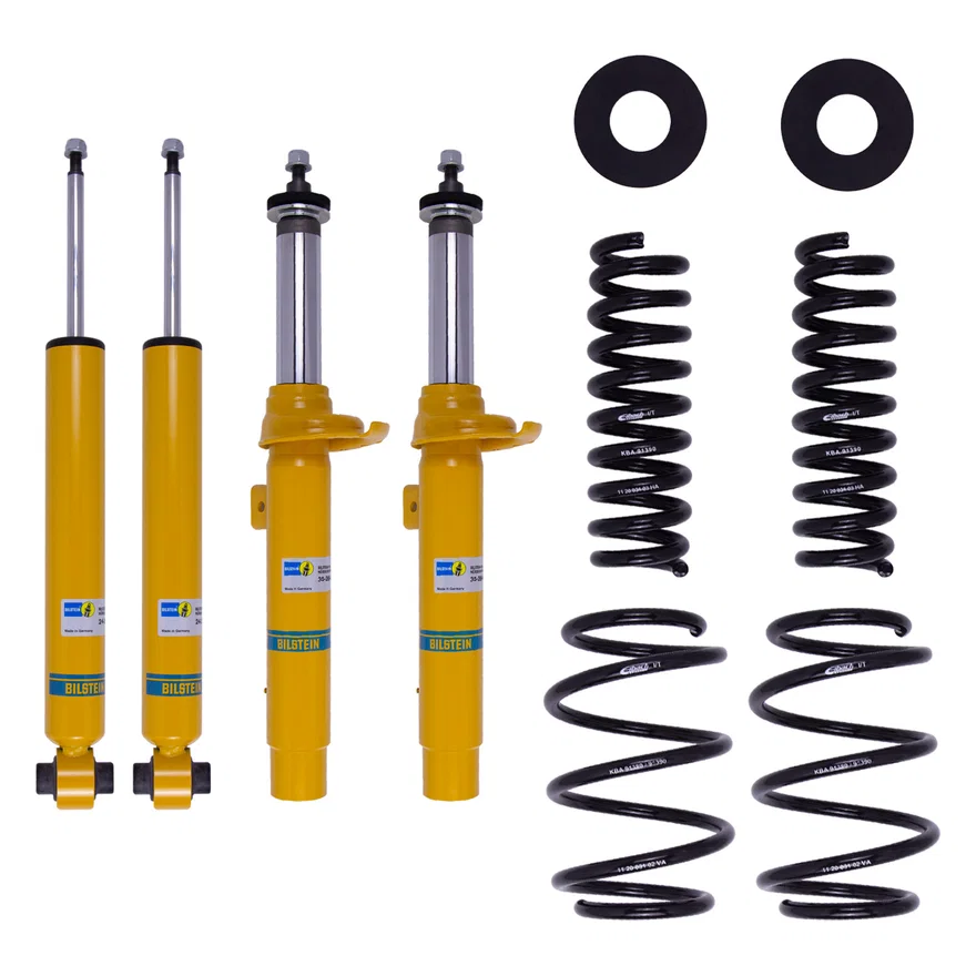 Bilstein 46-229809, B12 (Pro-Kit) Front and Rear Suspension Kit for BMW